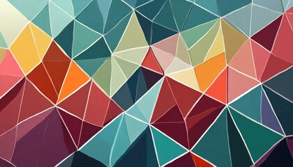 Contemporary pattern. Wallpaper pattern
Abstract Delaunay Voronoi trianglify color diagram background illustration