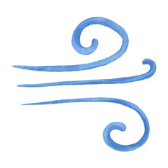 Wind png weather sticker, transparent background