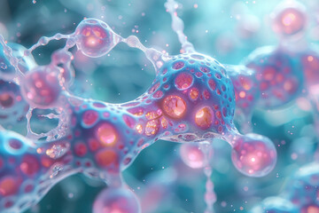 Obraz premium Nanomedicine Super Detailed Transformations in Healthcare Through Nanotechnology Innovations