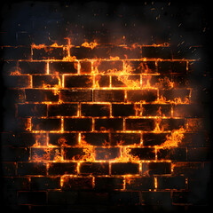 Brick Fire Wall 