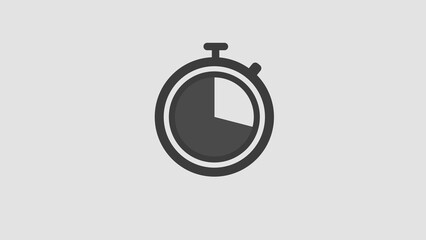 Stopwatch, speed, Logistic, delivery, transportation icon	