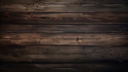 Dark wood board used as a textured background
