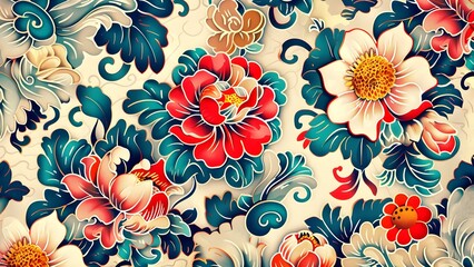 China pattern background