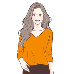 女性・女の子のイラスト素材