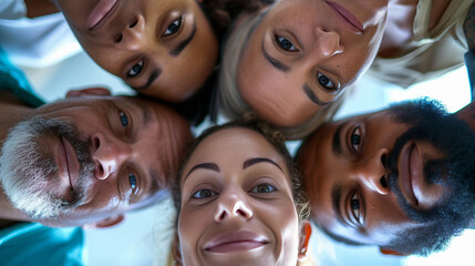 a diverse group engages in a wisdom-sharing circle, symbolizing the communal growth and learning fostered through shared experiences. 