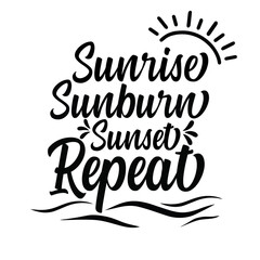 Sunrise Sunburn Sunset Repeat1