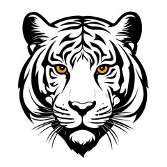 Tiger icon or tiger logo, tiger head mascot, illustration of an tiger, tiger head vector, lion head mascot, chinese tiger logo, Logo tiger, icon tiger