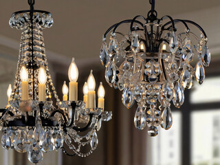 chandelier on the wall