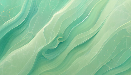 Texture of green or golden malachite stone background. Watercolor stains wallpaper. For banner,...