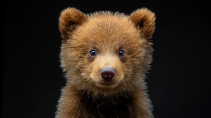 Fototapeta premium Miniature Bear created with Generative AI Technology, ai, generative