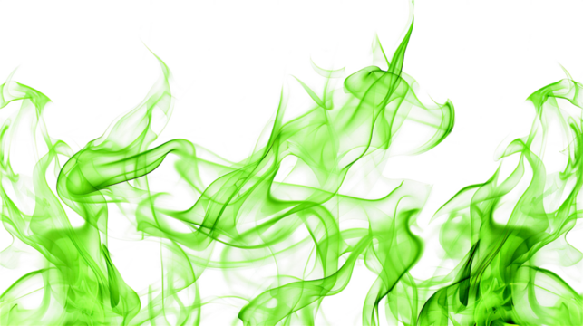 abstract green background, transparent background