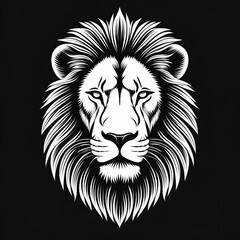 Fototapeta premium lion icon or lion logo, lion head mascot, illustration of an lion, lionhead vector, lion head mascot, Logo lion, icon lion, tiger