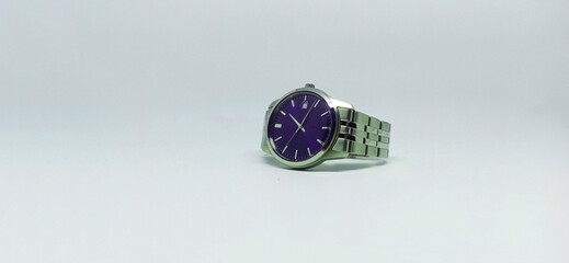 Classic men's watch. Discover blue dial