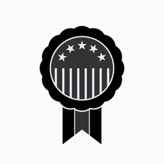 Medallion Icon. Award, Emblem Symbol.
