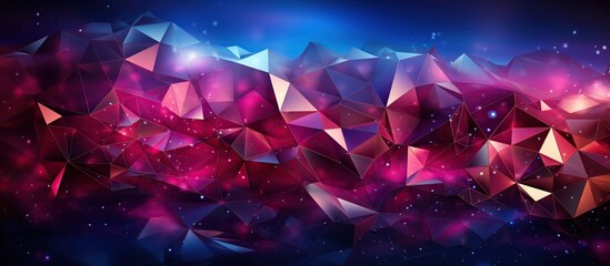 abstract geometric shapes in low poly style. Jewelry background, Abstract Geometric Background - obrazy, fototapety, plakaty