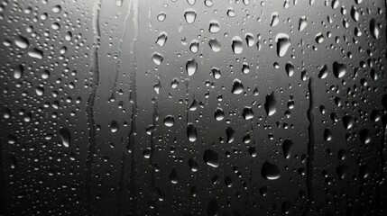 black water rain drop background