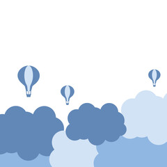 Fluffy Cloud Footer