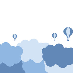 Fluffy Cloud Footer