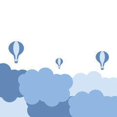 Fluffy Cloud Footer