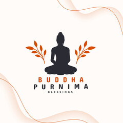 indian festive buddha purnima eve holiday background