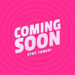 coming soon campaign template with stay tuned message
