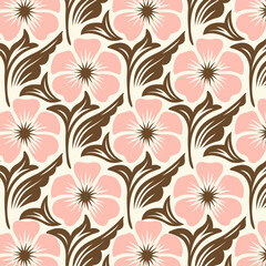 PNature's Elegance. Artistic Floral Patterns in Vector Designs