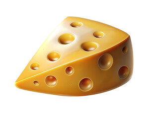 Fototapeta premium Cheese piece