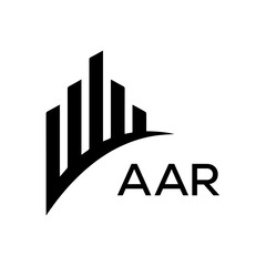AAR  logo design template vector. AAR Business abstract connection vector logo. AAR icon circle logotype.
