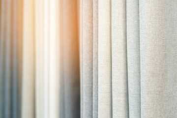 Fototapeta premium pattern collection curtain variety of colors texture.