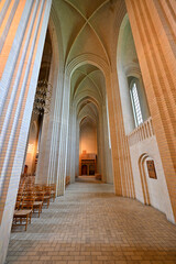Grundtvig’s Church in Copenhagen, Denmark