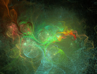 Imaginatory fractal abstract background Image