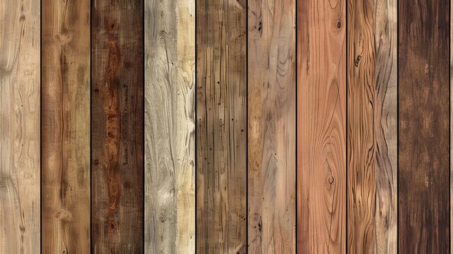 Timeless elegance seamless oak wood texture backgrounds for versatile design applications AI Image