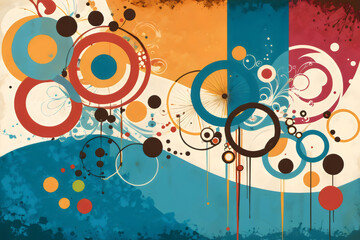 abstract background with circles