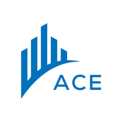 ACE  logo design template vector. ACE Business abstract connection vector logo. ACE icon circle logotype.
