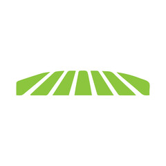 farm field logo concept