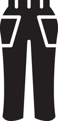 Women Pants Glyph Icon

