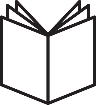 recommend clip art: Open Book Line Art