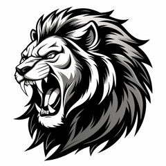 lion head vector lion head mascot head of lion Vector Illustration 