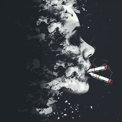 cigarette and smoke