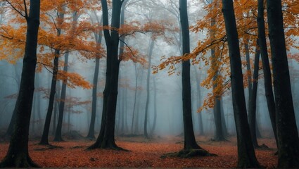 autumn in the forest autumn in the forest | tree and nature