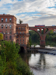 The ancient city of Albi in the south of France