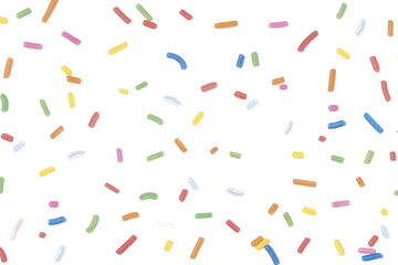 Confetti sprinkle pattern png transparent background