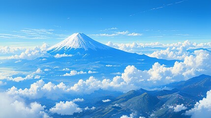 上空からの富士山2