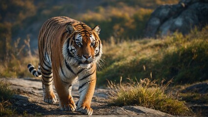 Fototapeta premium bengal tiger in the wild