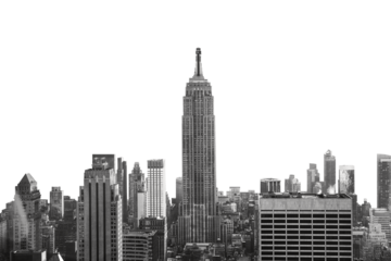 Png Manhattan New York border sticker, transparent background