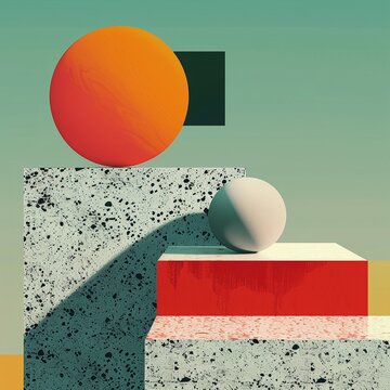 Geometric shapes in De Stijl