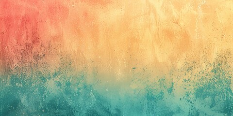 Abstract color gradient background grainy orange yellow white noise texture backdrop banner poster header cover design.