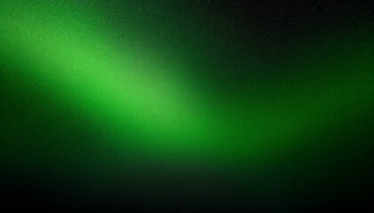 Emerald Haze: Glowing Grainy Texture with Blurred Light Gradient - obrazy, fototapety, plakaty