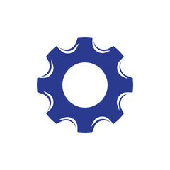 Gear logo vector template symbol design