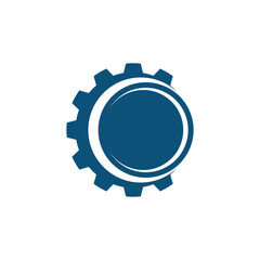 Gear logo vector template symbol design